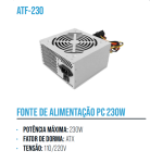 1箱PC电源230W（1箱=10PCS)