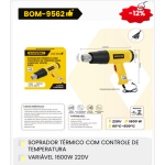 1箱带温度控制的热风枪
可变功率1600W220V（1箱=20PCS）