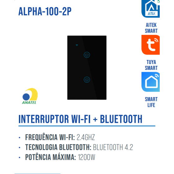 1箱Wi-Fi+蓝牙开关（1箱=50PCS)