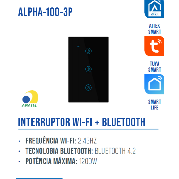 1箱Wi-Fi+蓝牙开关（1箱=50PCS)