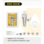 1箱用于卫生洁具和水槽的1/2x1/2英寸注册器卫生厕所和洗手池（1箱=100PCS）
