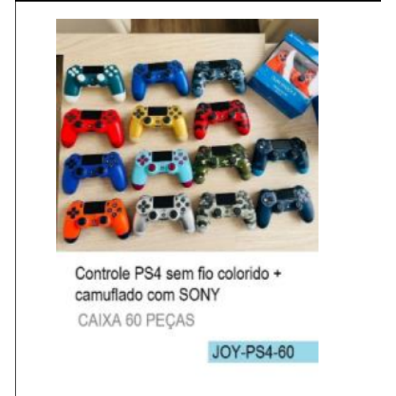 1箱带SONY标识的彩色无线PS4控制器（1箱=60PCS）