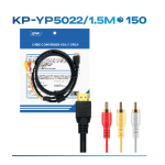 1箱HDMI转RCA转换线缆X3RCA（1箱=150PCS)